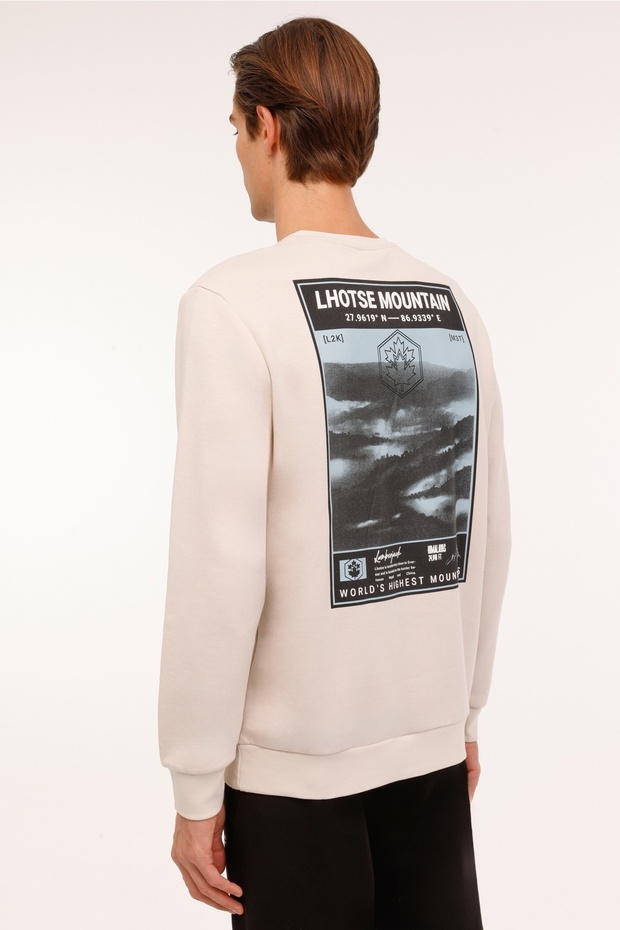 ML GREYS 16URB2029 4PR Taş Rengi Erkek Sweatshirt - 2