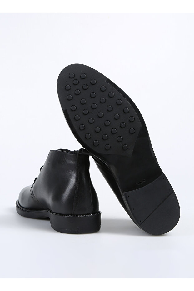 Siyah Erkek Deri Bot CARVER - 4