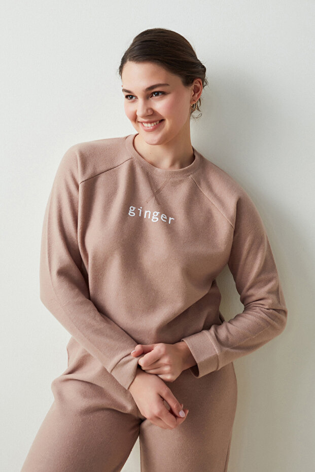 Bej Ginger Sweatshirt - 6