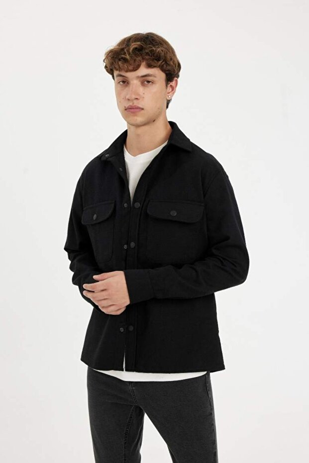 Erkek Gömlek A6872ax/bk81 Black - 2