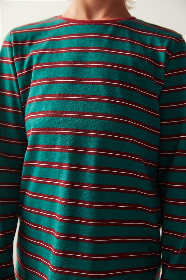 Erkek Çocuk Simple CK Uzun Kollu 2'li Pijama Takımı - 5