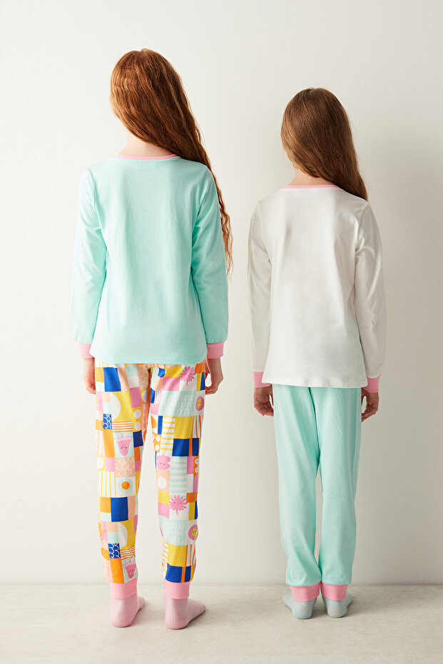 Kız Çocuk School Bus 2'li Pijama Takımı - 3