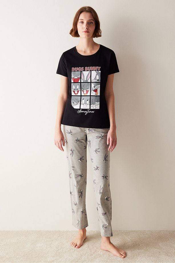 Special Series Bugs Bunny Çok Renkli Pijama Takımı - 1