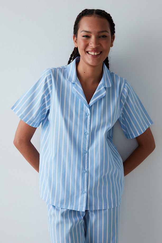 Aria Gömlek Pantolon Pijama Takımı - 4