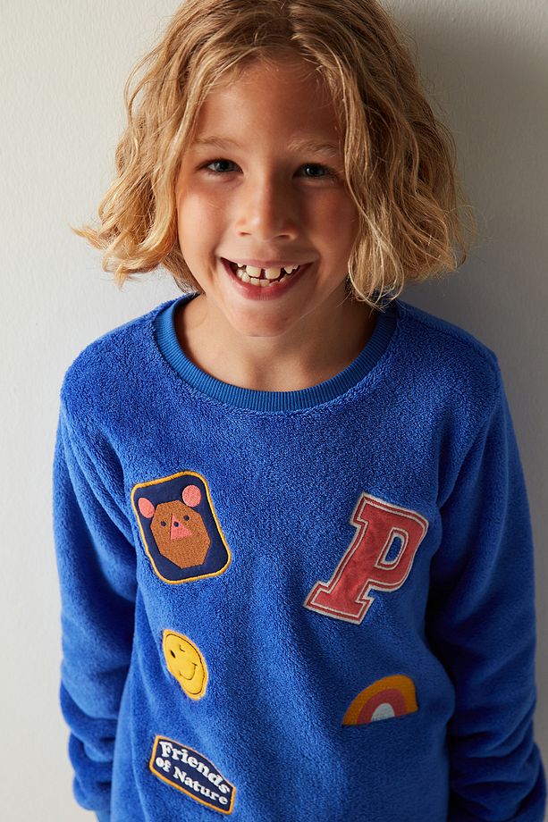 Erkek Çocuk Patch ES Uzun Kollu Pijama Takımı - 3