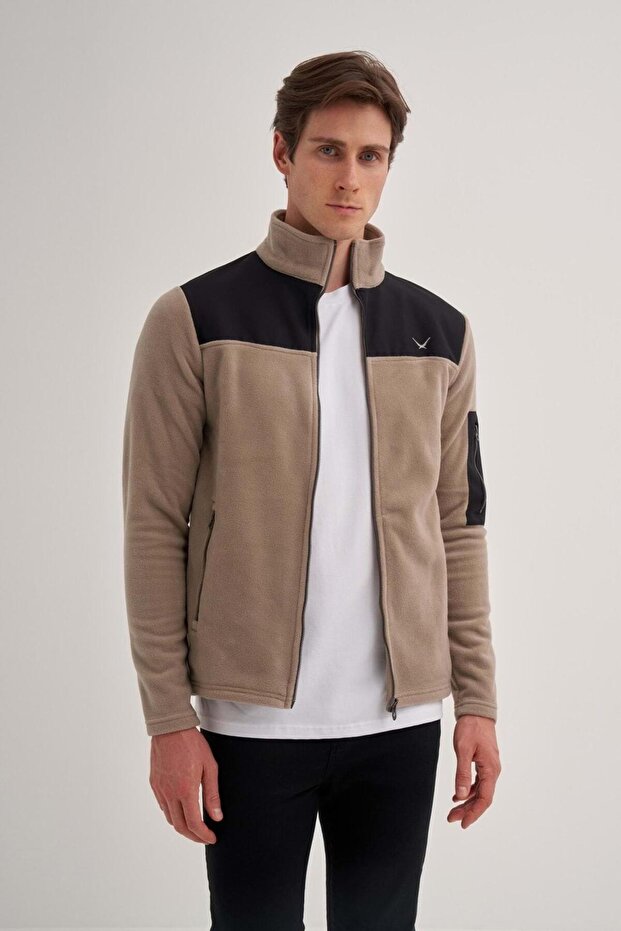 5638 Men's Fleece Sweatshirt Cardigan