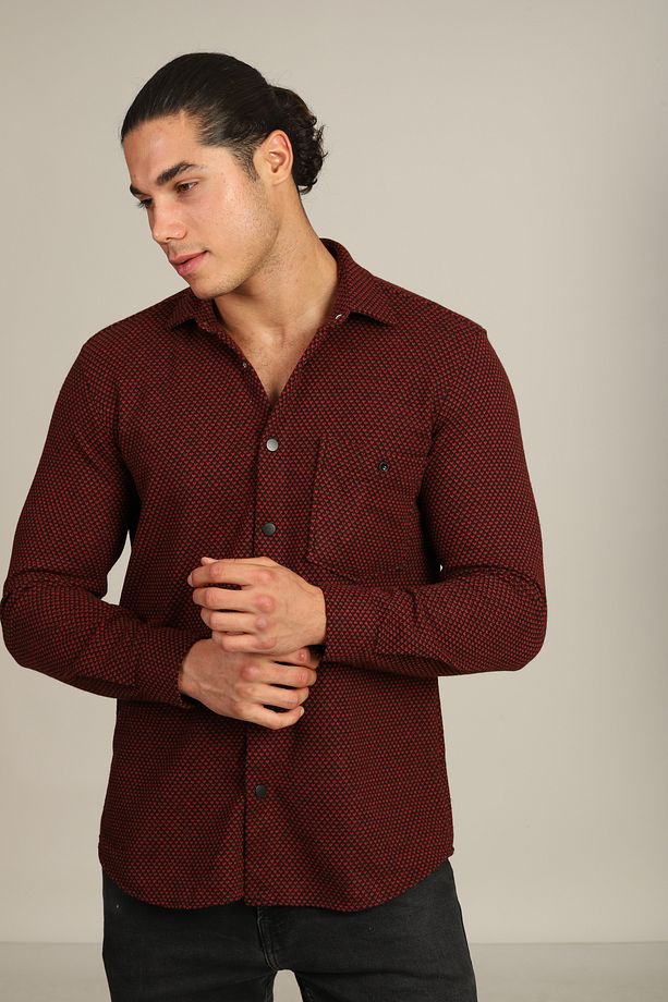 Regular Fit Çıtçıtlı Oduncu - 6