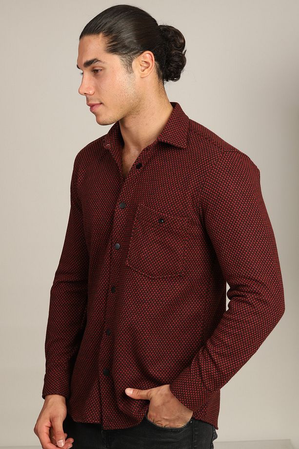 Regular Fit Çıtçıtlı Oduncu - 5