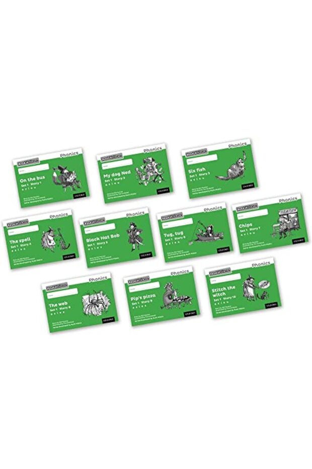 Read Write Inc. Phonics: Black and White Green Set 1 Storybooks Mixed Pack of 10