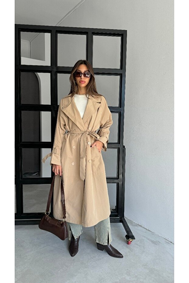 TRENÇ KOT BEJ - 5