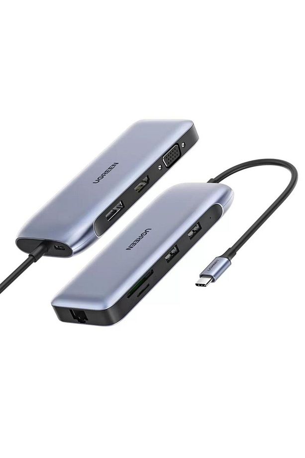 Type-c To Usb 3.0 Hdmı Vga Displayport Rj45 Tf Sd Pd Dönüştürücü Adaptör - 1