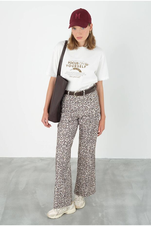 Leopar Desenli Jean - 8