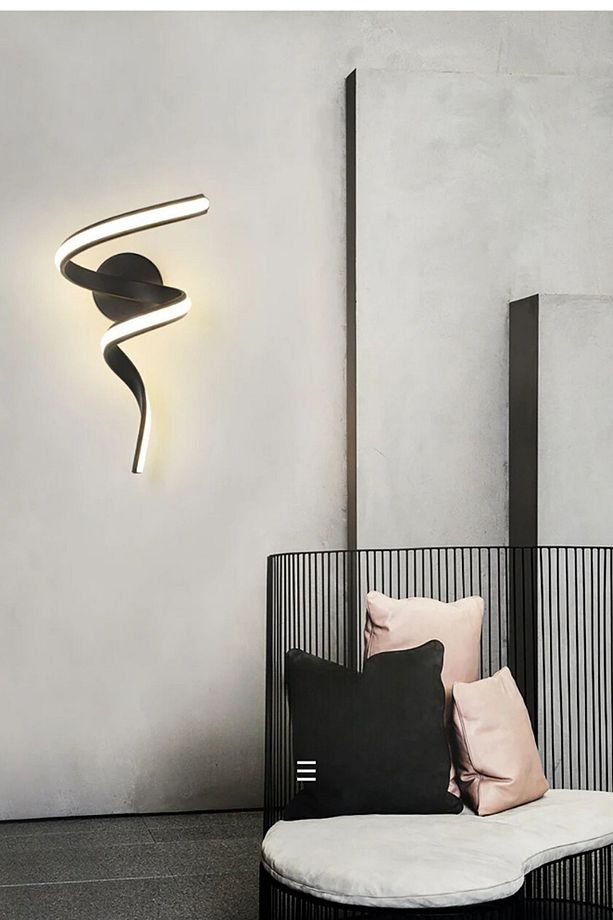Modern Minimalist LED Duvar Aplik  Ev Kapalı Dekor Duvar Aplik Oturma Odası Yatak Odası Duvar Lamba - 2