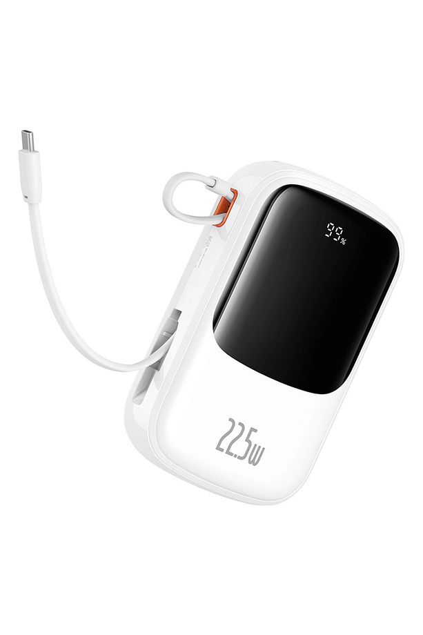 Qpow Pro Plus 20.000mah 22.5w Dijital Ekran Powerbank Hızlı Şarj Type-c Kablolu Iphone 15/1 - 4