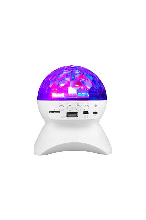 360 Derece Dönebilen Disko Topu Bluetooth Hoparlör Parti Led Lambası  USB-SD KART - AUX Girişli L740 - 3
