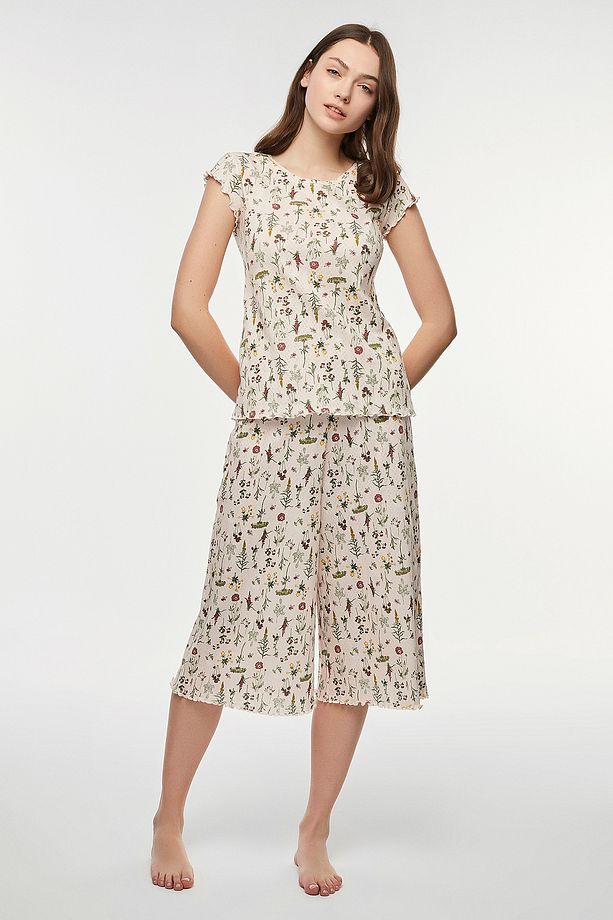 Wild Bloom Pointel Pijama Takımı - 2