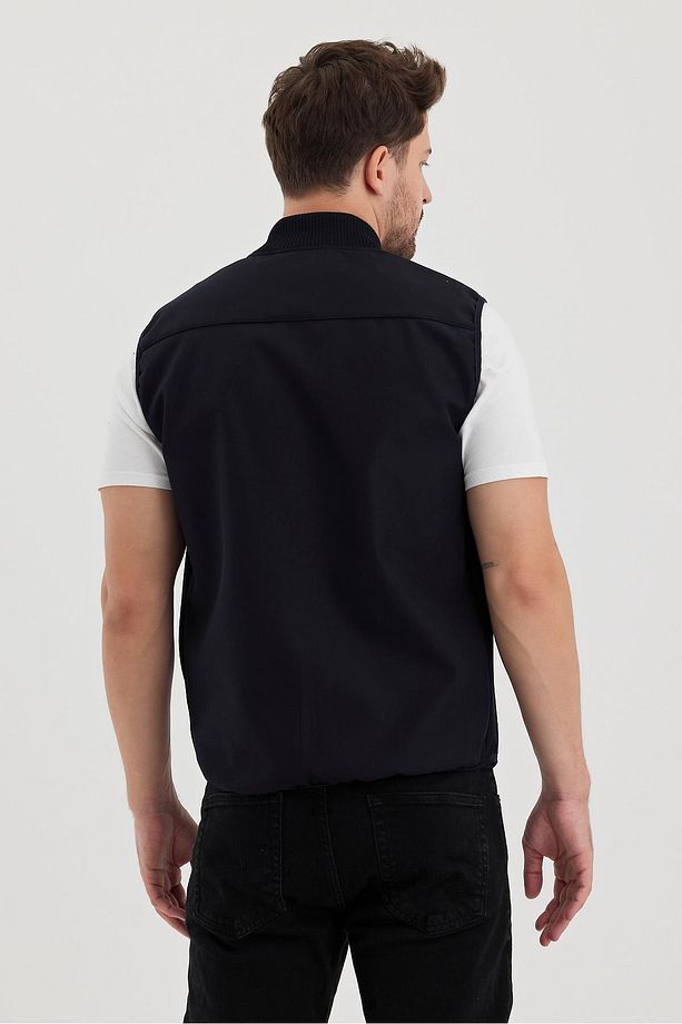 DAR KESİM İÇİ POLAR SU İTİCİ SOFTSHELL KUMAŞ YELEK (UNI-YLK03) - 4