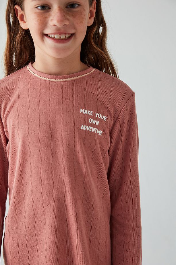 Kız Çocuk Yourself 2li Pijama Takımı - 2