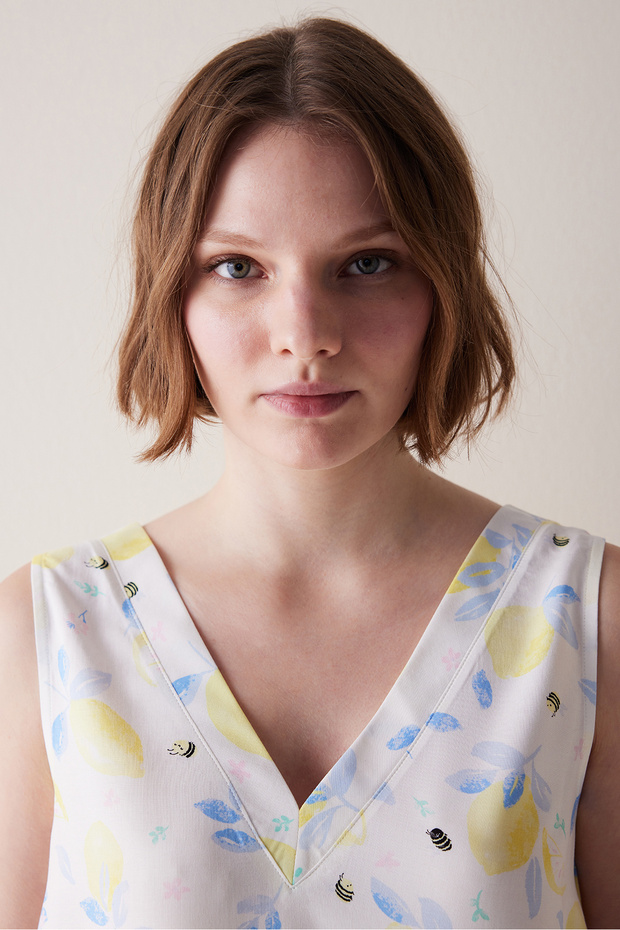 Lemons Chally Beyaz Atlet - 4