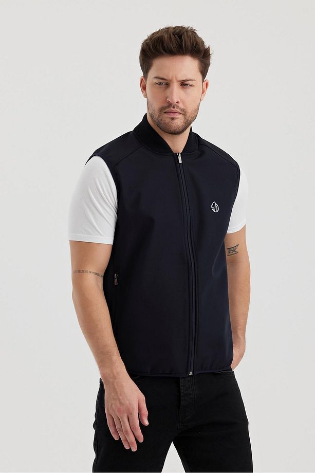 DAR KESİM İÇİ POLAR SU İTİCİ SOFTSHELL KUMAŞ YELEK (UNI-YLK03) - 1
