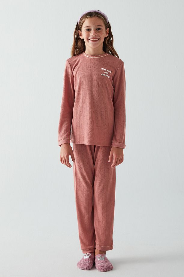 Kız Çocuk Yourself 2li Pijama Takımı - 3