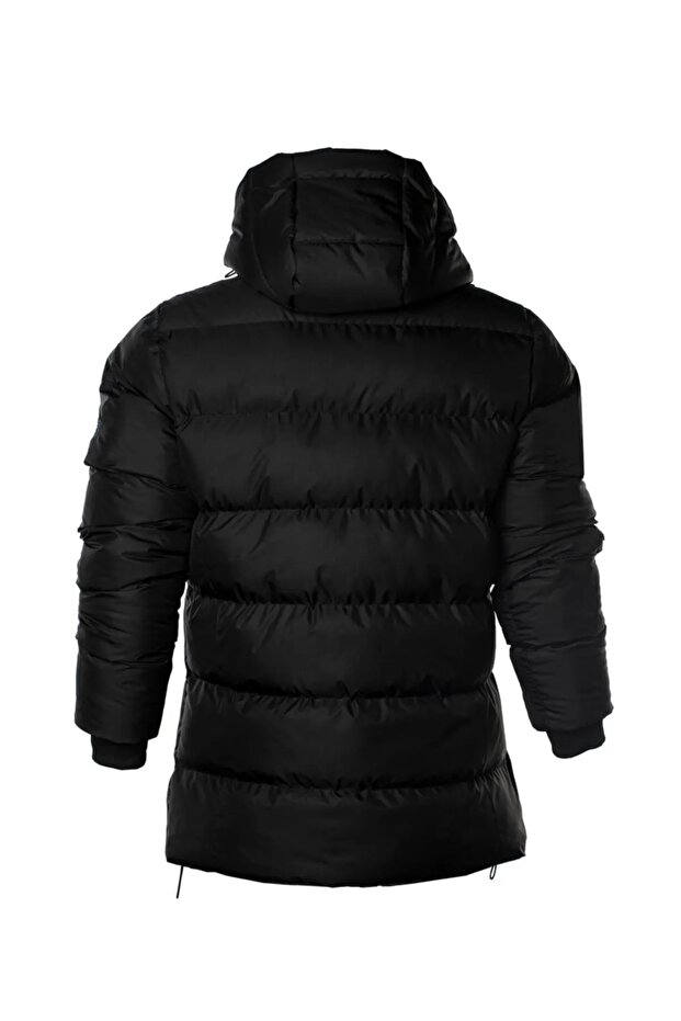 Mpj3122 Bk Puffer Jacket Erkek Şişme Mont Kaban Black - 3