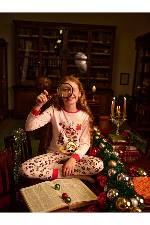 Kız Çocuk Back To Hogwarts Pijama Takımı - Harry Potter Koleksiyonu - 1