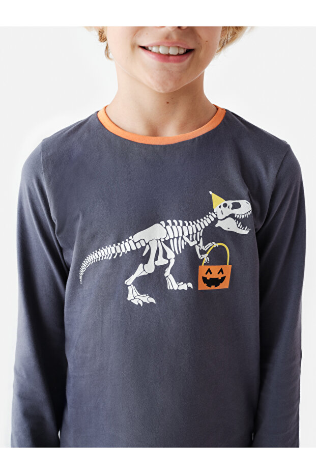 Men's Puppet Patterned 2-Piece Pajama Set - 2