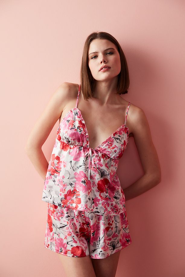 Amelia Saten Şort Pijama Altı - 2