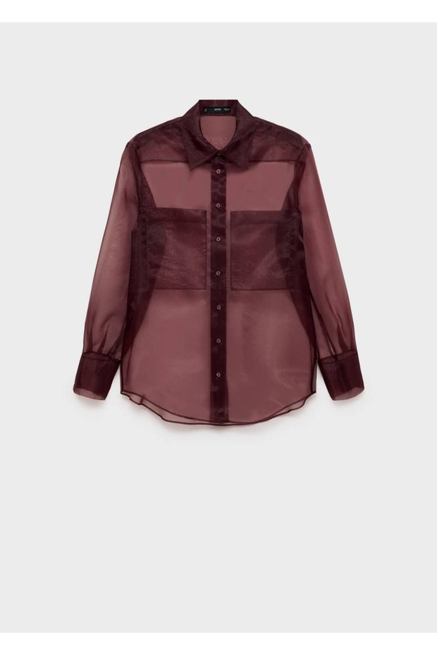 Leopar desenli bluz - 3