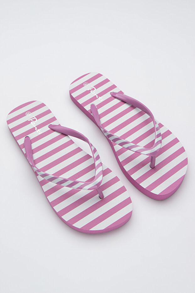 Basıc Strıpe Terlik - 1