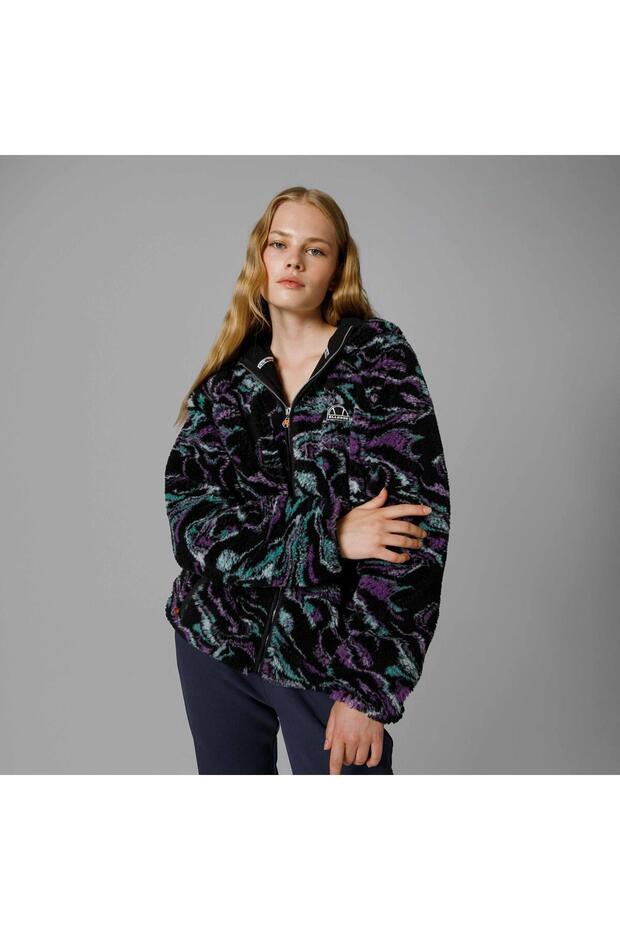 Fermuarlı Kapüşonlu Kadın Ceket Ef195 - 3