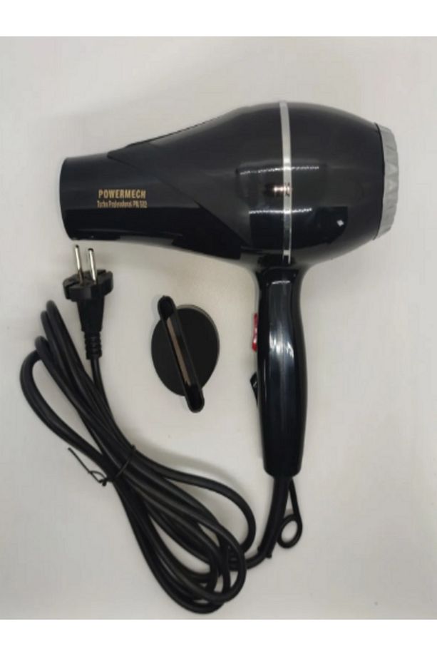 POWERMECH Pm-502 3500 Performans Profesyonel Kuaför Fön ve Saç Kurutma Makinesi Siyah  2500W - 4