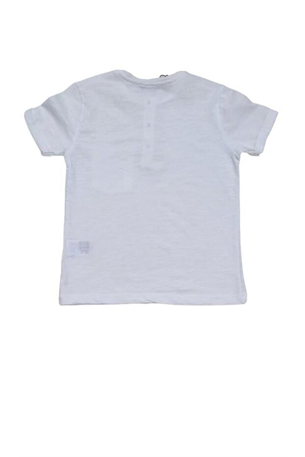 Boy's Cotton Thin Three-Button Basic T-shirt - 4