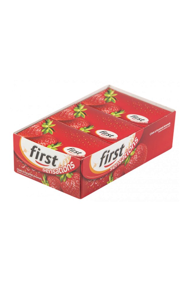 Sensations Strawberry Flavored Gum 27 Gr X 12 Pieces