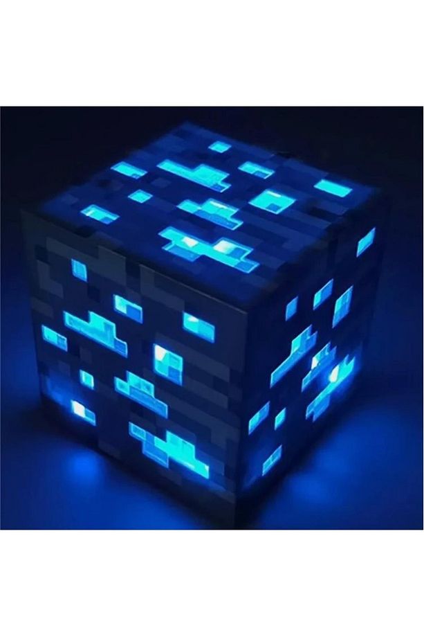 Minecraft Maden Rgb Led Lamba Şarjlı Bluetooth Bağlantı - 2
