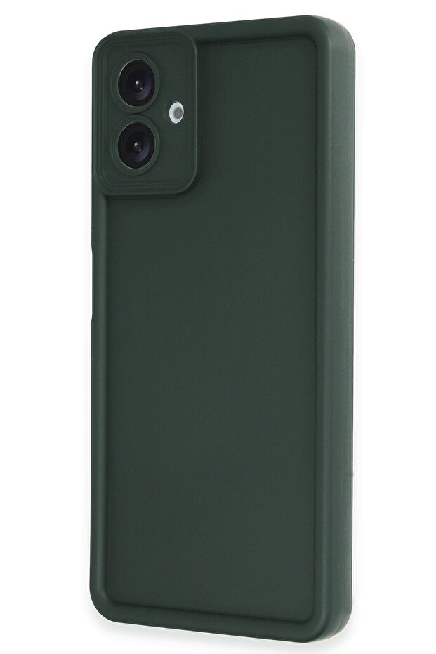 Samsung Galaxy A06 Case Soft Colorful Launch Silicone Camera Protected with Protruding Edge 3D Coffe - 1