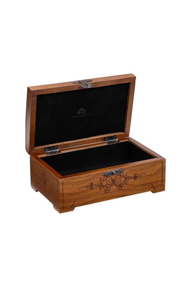 Tulip Patterned Solid Decorative Box - 3