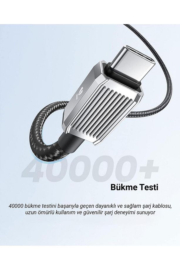60w 3a Pd Type-c To Type-c Hızlı Şarj Ve Data Kablosu 1.5 Metre - 6