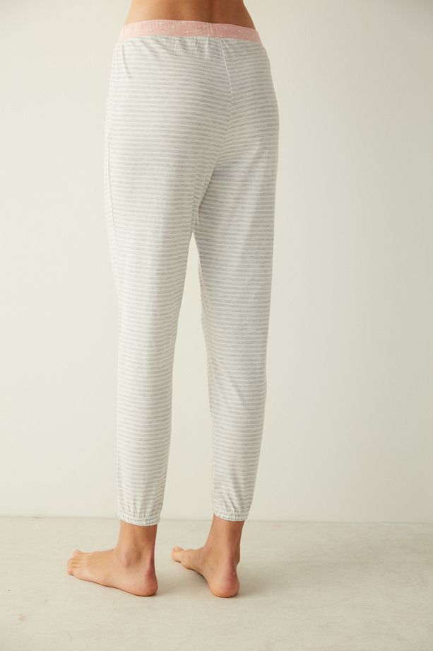 Light Simplicity Cuff Pantolon Pijama Altı - 4