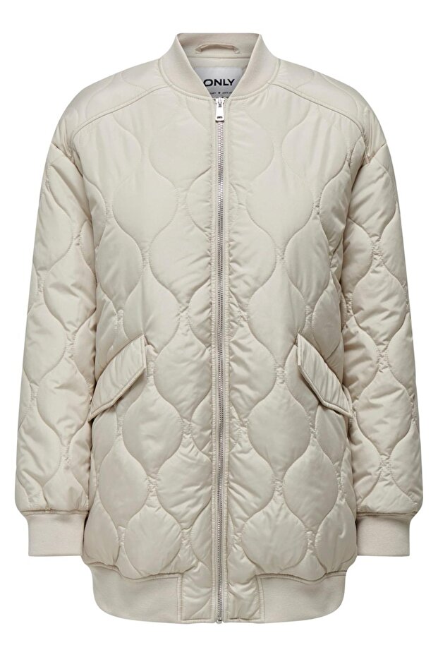 ONLTINA LONG QUILTED JACKET OTW - 1