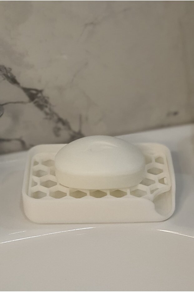 موزع الصابون الصلب الأبيض - 4