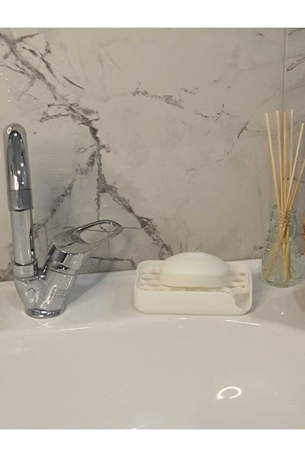 موزع الصابون الصلب الأبيض - 3