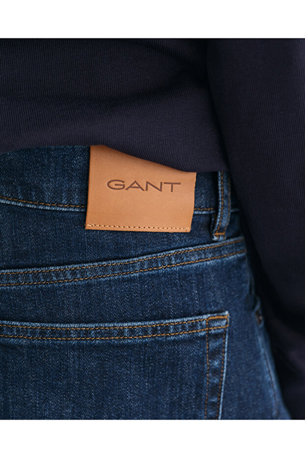 Erkek Lacivert Regular Fit Jean - 7