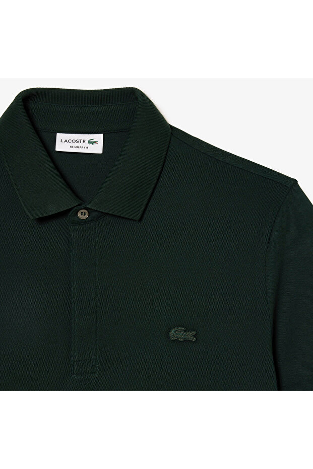 Paris Erkek Regular Fit Koyu Yeşil Polo - 6