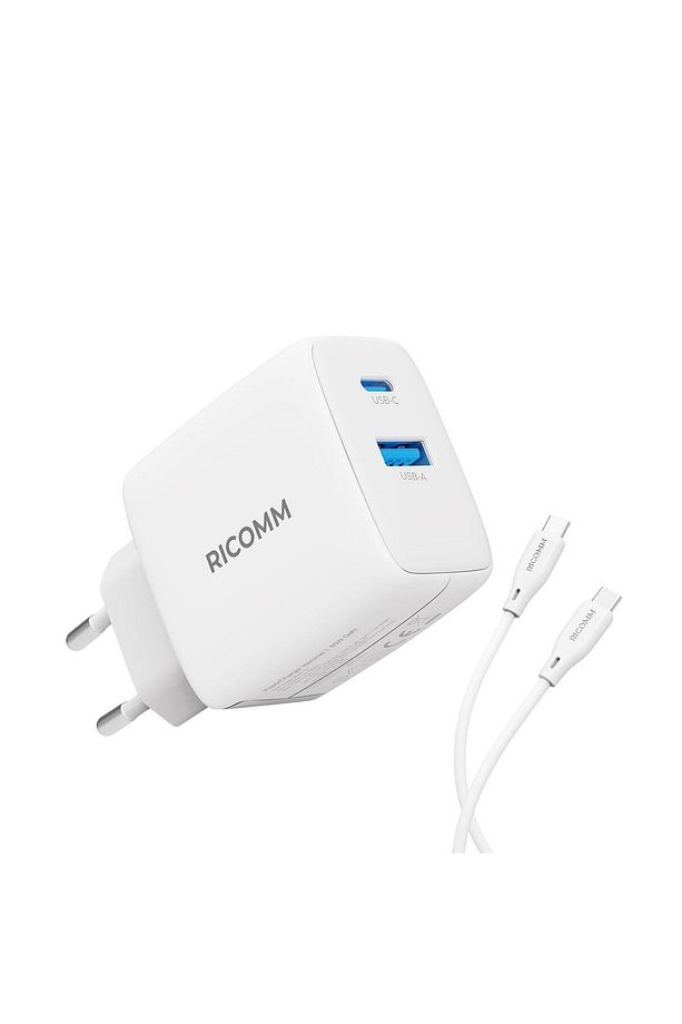 65w Gan Usb-c Usb-a Şarj Aleti Apple & Samsung Hızlı Şarj Cihazı 2mt 100w Type-c Kablo - 1