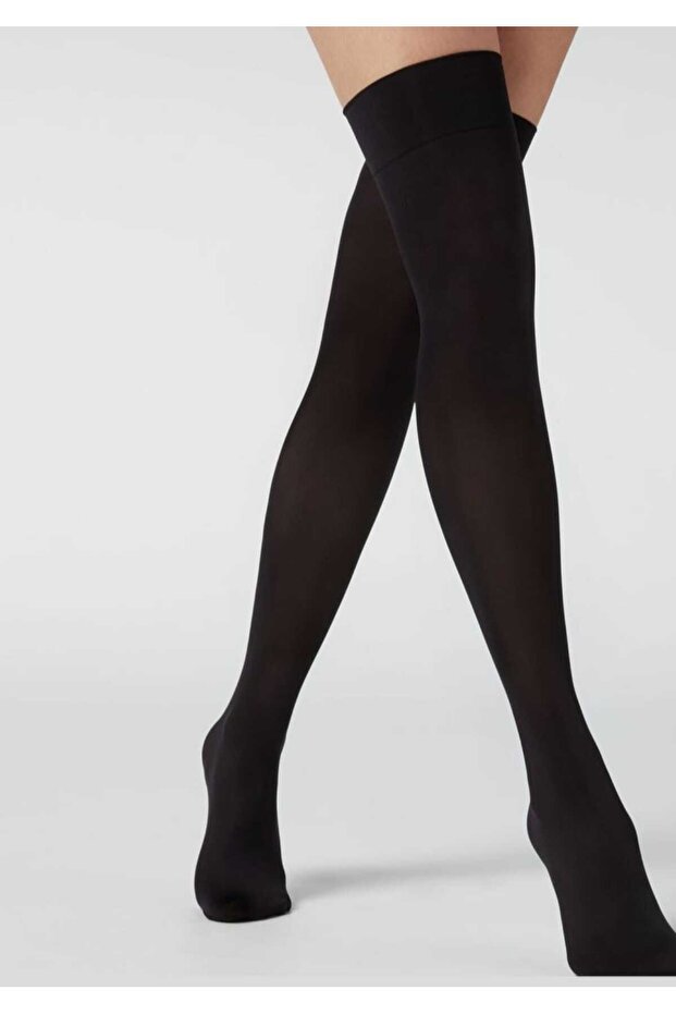 Kadın dizüstü öğretmen çorabı-500siyah - 4