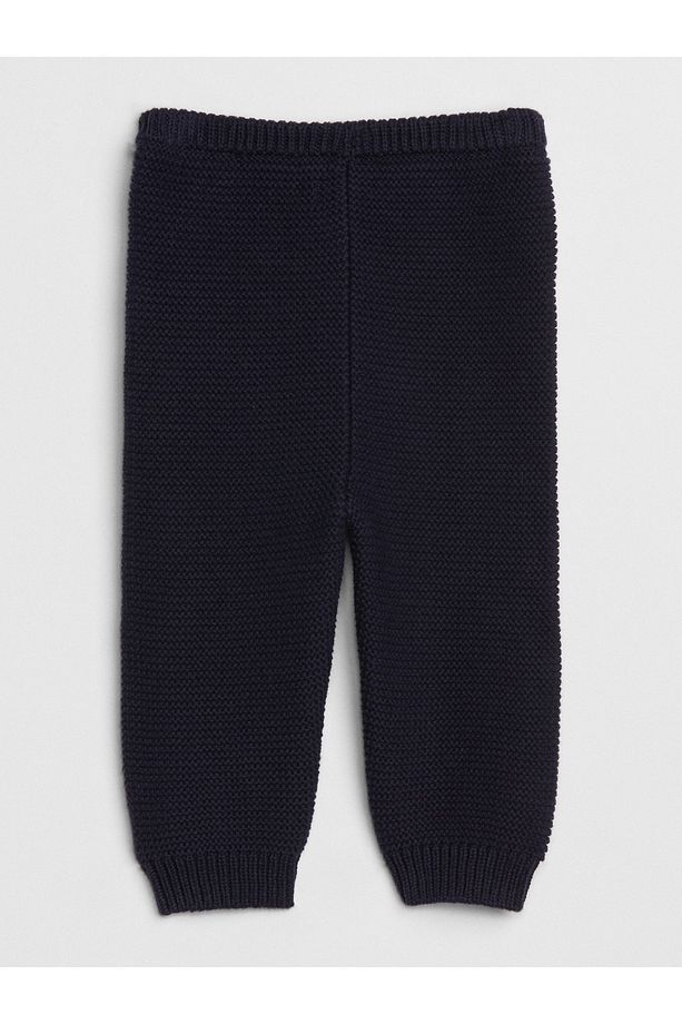 Bebek Lacivert Örme Jogger Eşofman Altı - 3