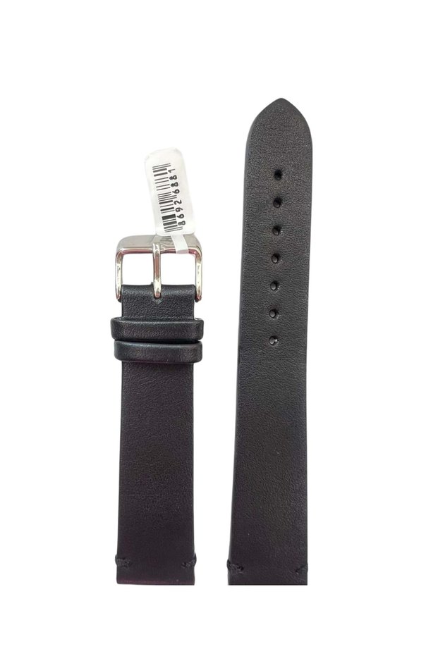 R4143S Leather Strap - Black - 22mm