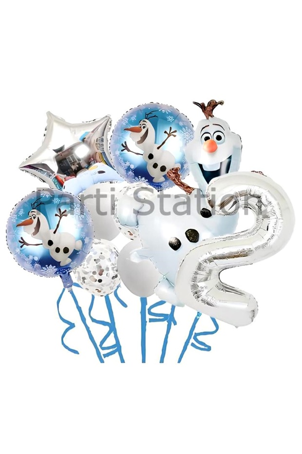 Frozen Frozen Elsa Olaf 2 Year Old Balloon Set Frozen Elsa Olaf Concept Birthday Foil Balloon Set